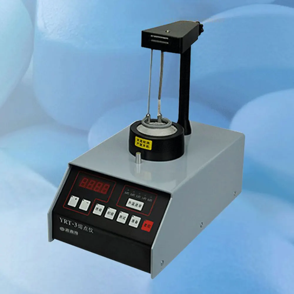 20-270 ° C YRT-3 testeur de Point de fusion laboratoire colorant parfum médicament Instrument de Point de fusion analyseur de pureté de teneur en médicament
