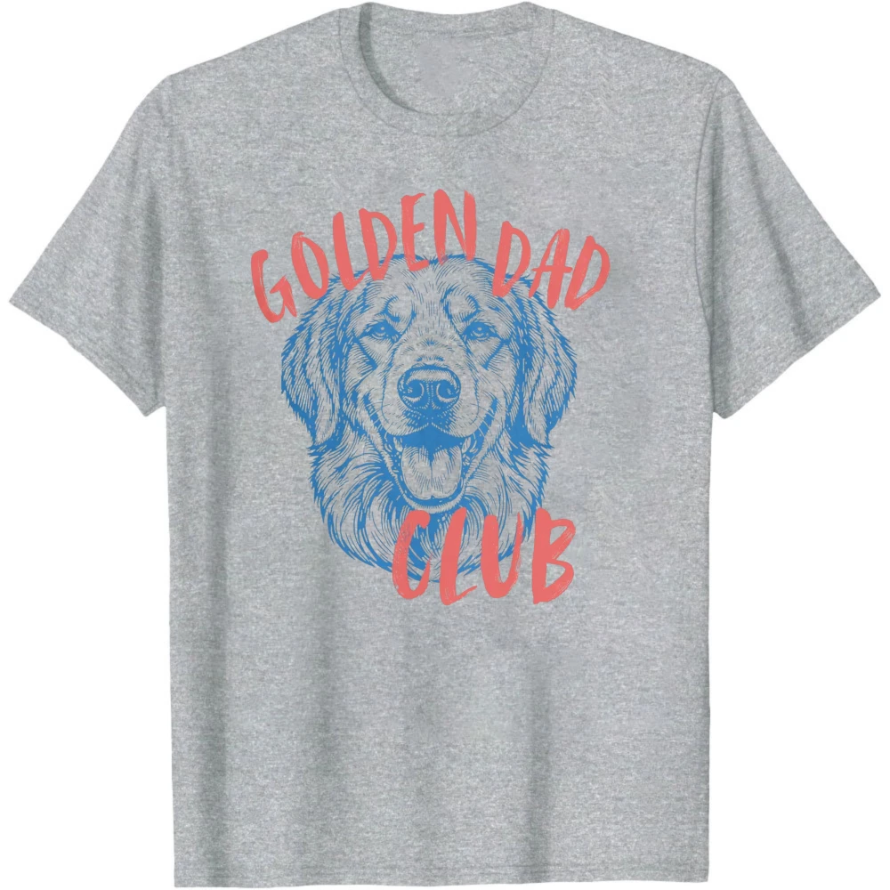 Golden Retriever Dog Dad Shirt Gift for Golden Dad Club Tops Pet Dad Gift Father’s Day Shirt Summer Clothes Men Clothing