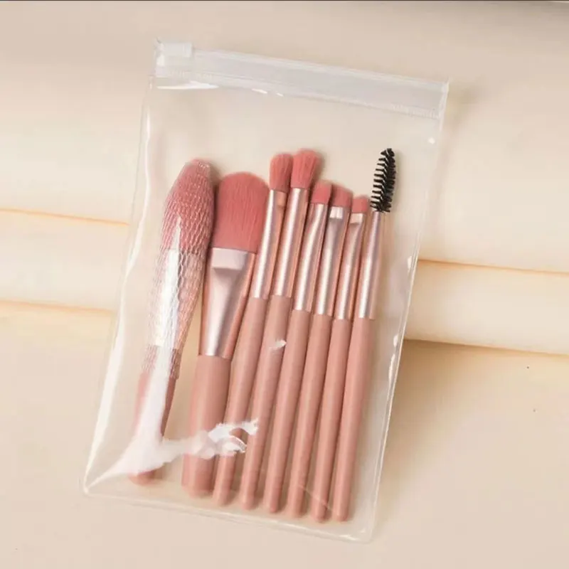 Draagbare Make-Up Borstels Set Goedkope Oogschaduw Blush Poeder Foundation Professionele Make-Up Tools 8 Stks/set Schoonheidsaccessoires