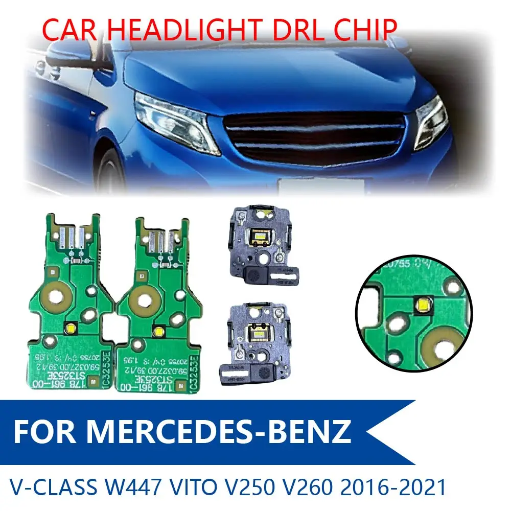 

For Mercedes Benz E-Class W212 2014 2015 Headlight White DRL Ballast Board Angel Eye Chip Light Source Chip Car Accessories