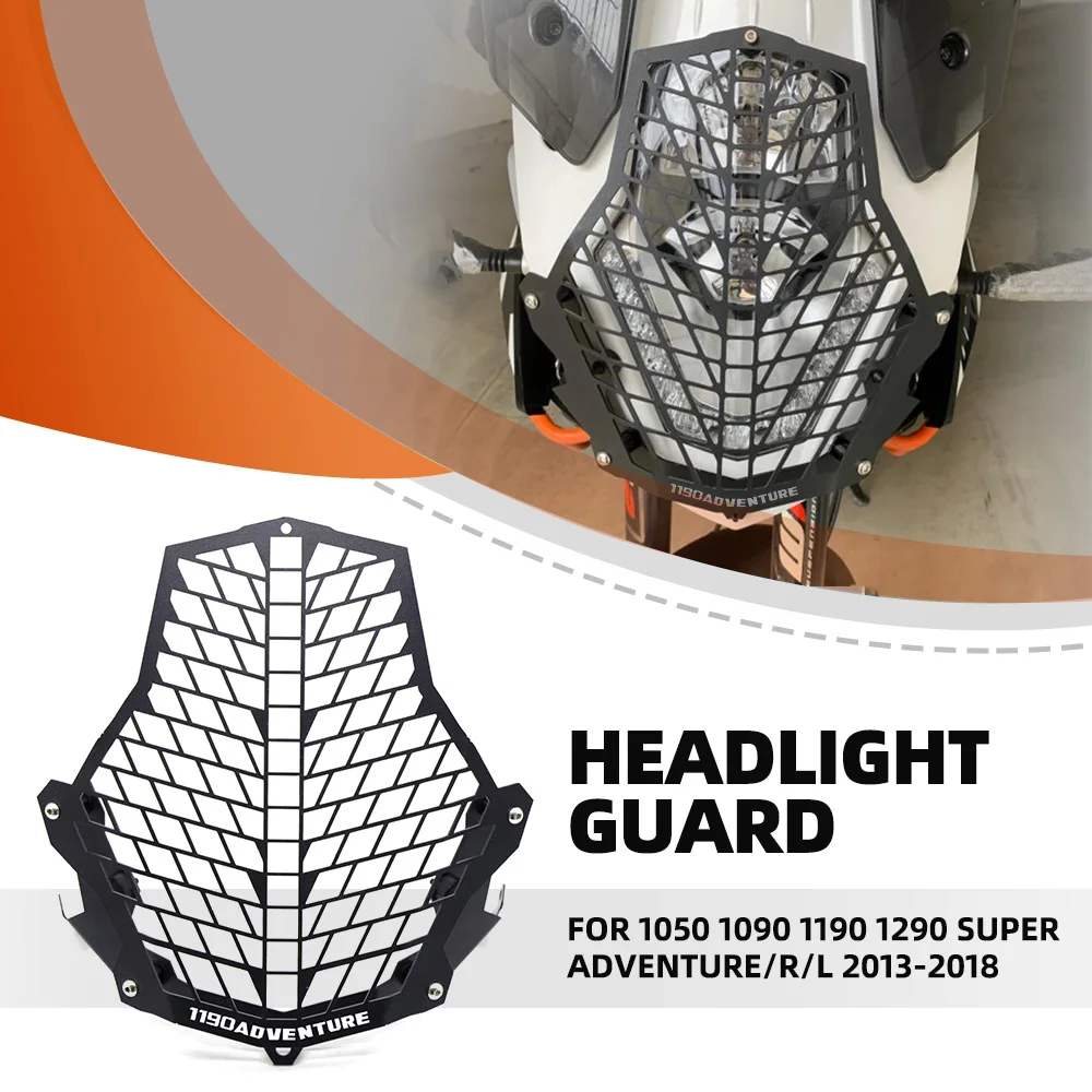 

Headlight Protector Cover Grill For 1050 1090 1190 1290 Super Adventure/R/L 2013 2014 2015 2016 2017 2018 Motorcycle Accessories