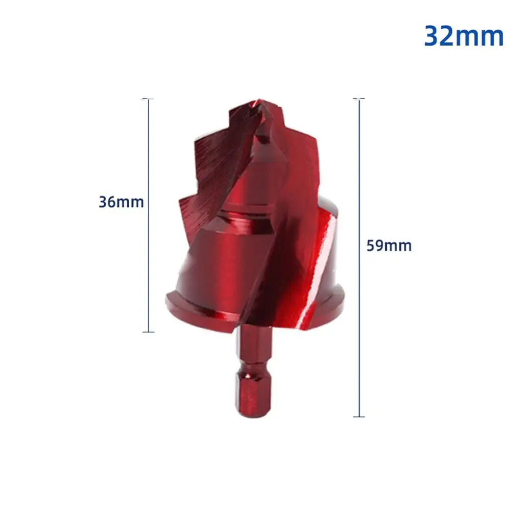 Punta da trapano a gradini di sollevamento PPR Acciaio ad alta velocità Alesatura Foratura Punta da trapano con codolo esagonale Resistente all'usura Durevole
