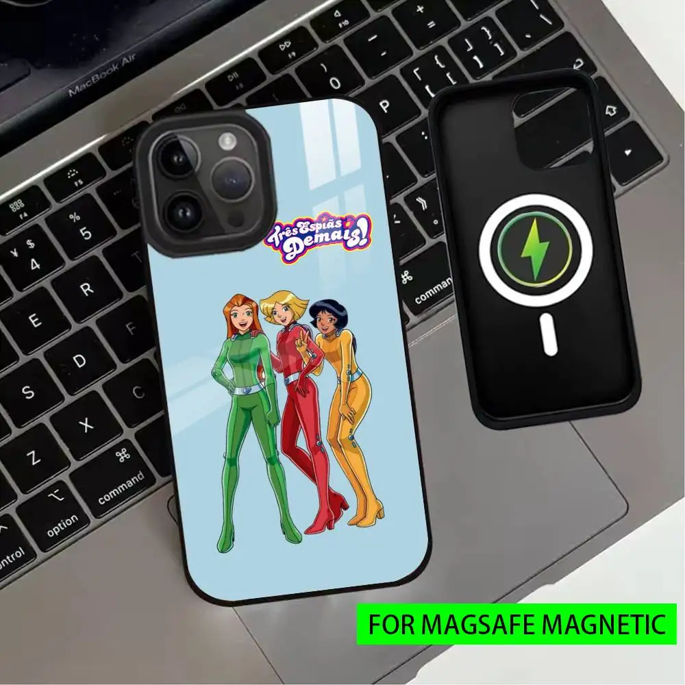 Cool gIrl T-Totally S-Spies Phone Case For iPhone17,16,15,14,13,12,11 Plus,Pro Magnetic with Magsafe Wireless Charging