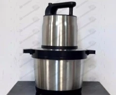 Cassava Plantain Yam Pounding Machine Stainless Steel Pounder For Fufu Maker African Household Kitchenware 6L