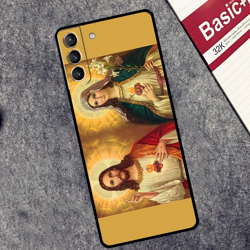 Etui Virgin Mary Christian dla Samsung Galaxy S24 S22 S23 Ultra Note 20 S9 S10 Note 10 Plus S20 FE S21 FE Cover