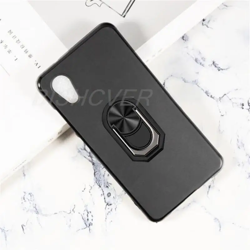 Magnet Case For Sharp Aquos S3 mini FS8018 Shockproof Soft TPU Silicone Cover For Sharp Aquos S3 mini Case With Ring Holder