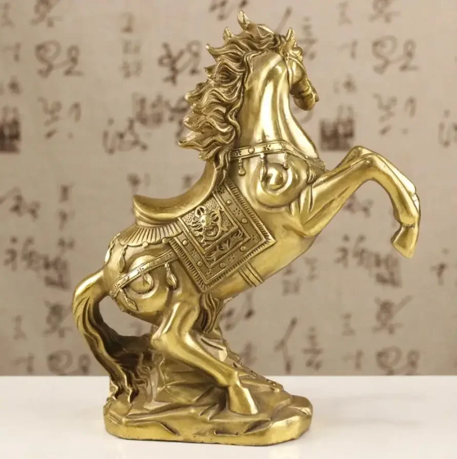 Copper Horse Decoration Copper Horse to Success Decoration Feng Shui Home Decoration Copper Crafts