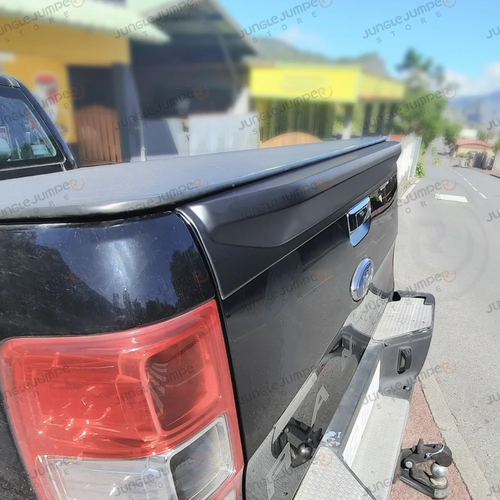 Rear Spoiler Cover for Ford Ranger 2012-2022 Wildtrak XLT XLS Raptor T6 T7 T8 Tailgate Cover Protector Car Accessories