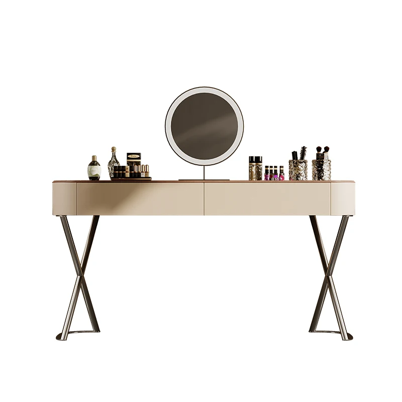 

Dresser 2025 new minimalist bedroom high-end makeup table home designer bedside makeup table