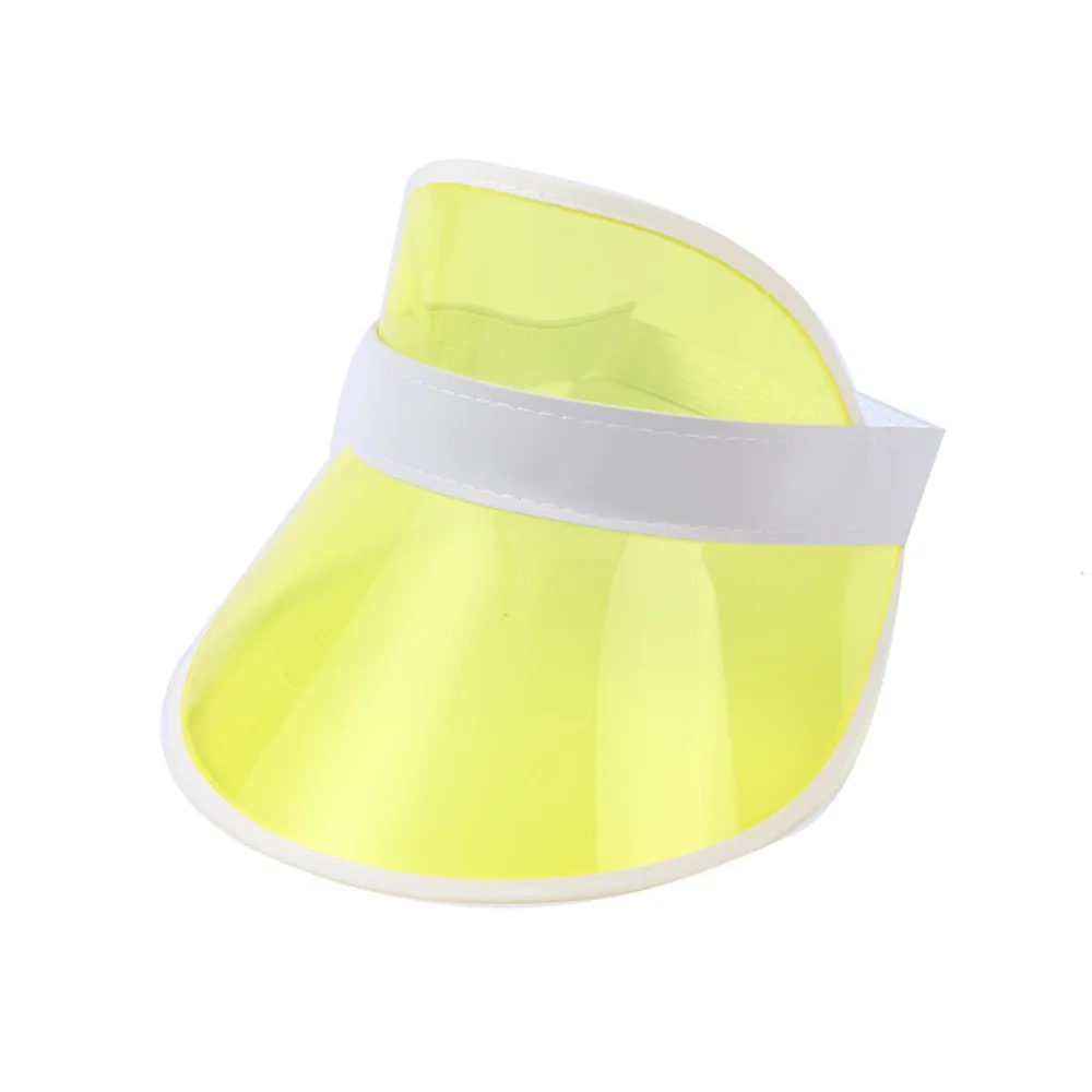 Hot Sale Anti-UV Transparent Sun Visor Hat Flexible Sun-Proof Sunshade Hat Hiking Summer Baseball Hat Outdoor Sports