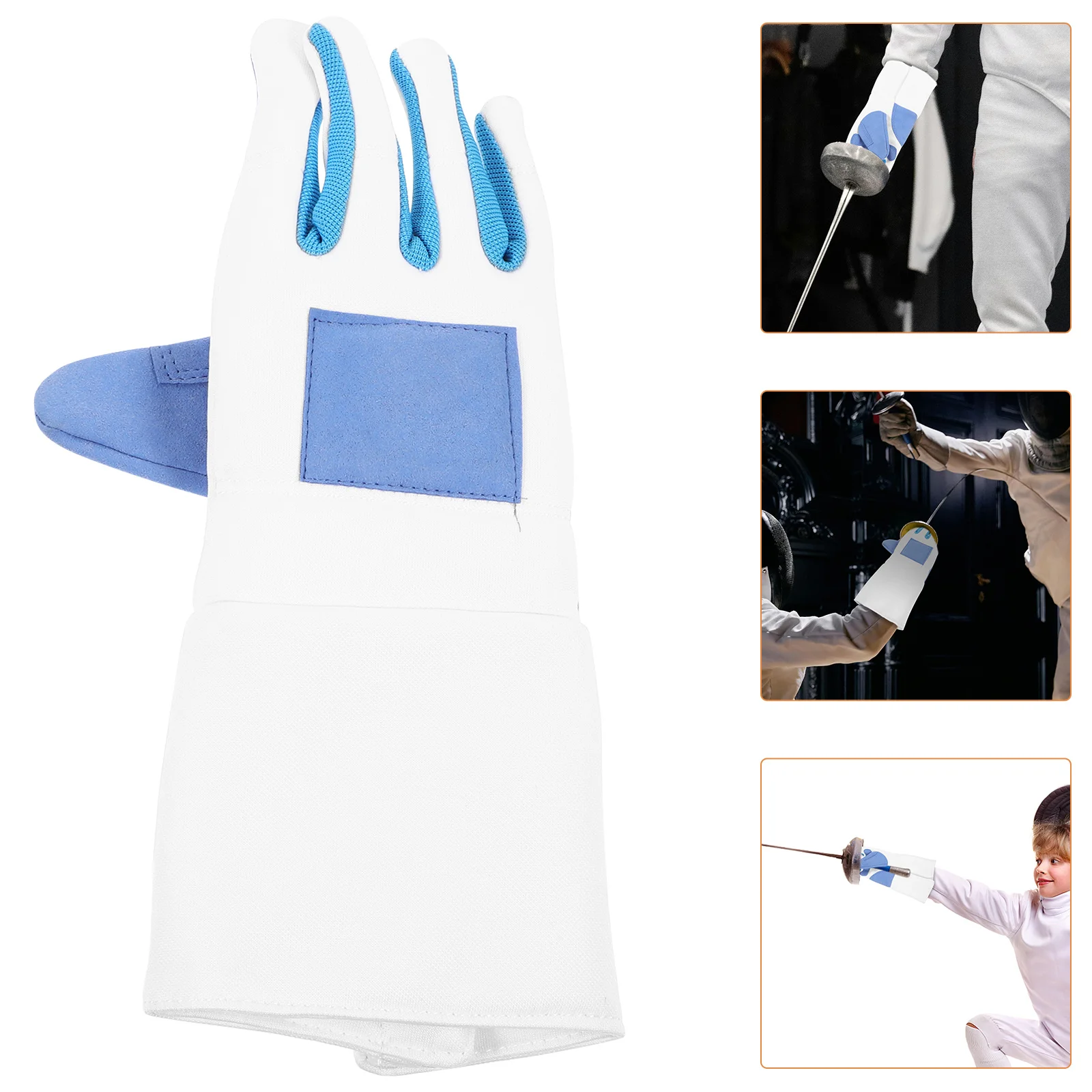 

Fencing Glove All-Age Use High-Durability Fabric Anti-Slip Grip for Sword Handling Comfort Fit Training Glove Multi-Function