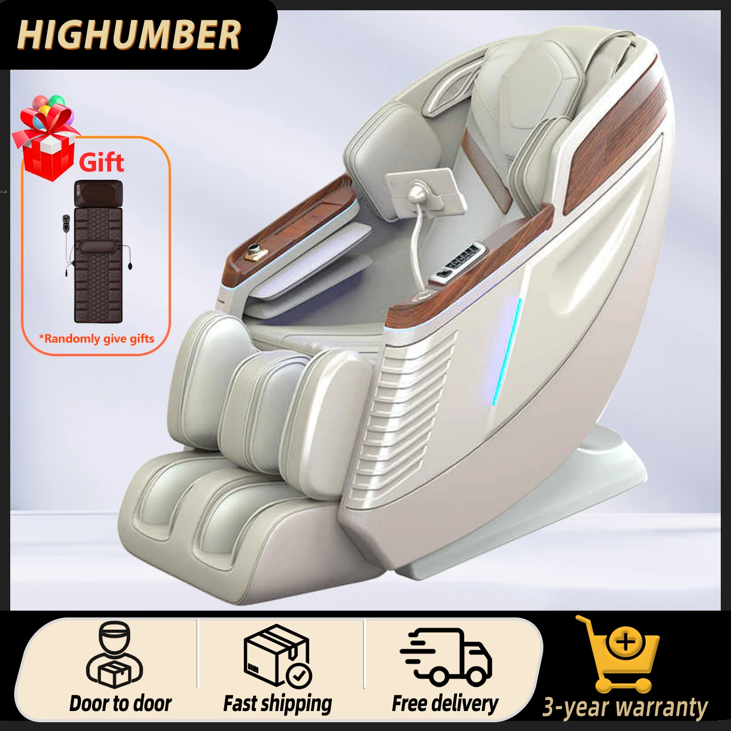 Massage Chair Full Body Zero Gravity Massage Chair Foot Roller 3 Year Warranty Massage Chair Electric Neck Chair Heating Massage