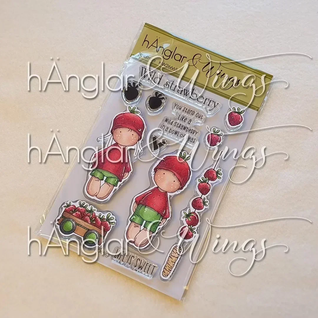 Strawberry and Boys 2026 New Stamps For Craft Embossing Make Paper Greeting Card Making Template DIY Handmade