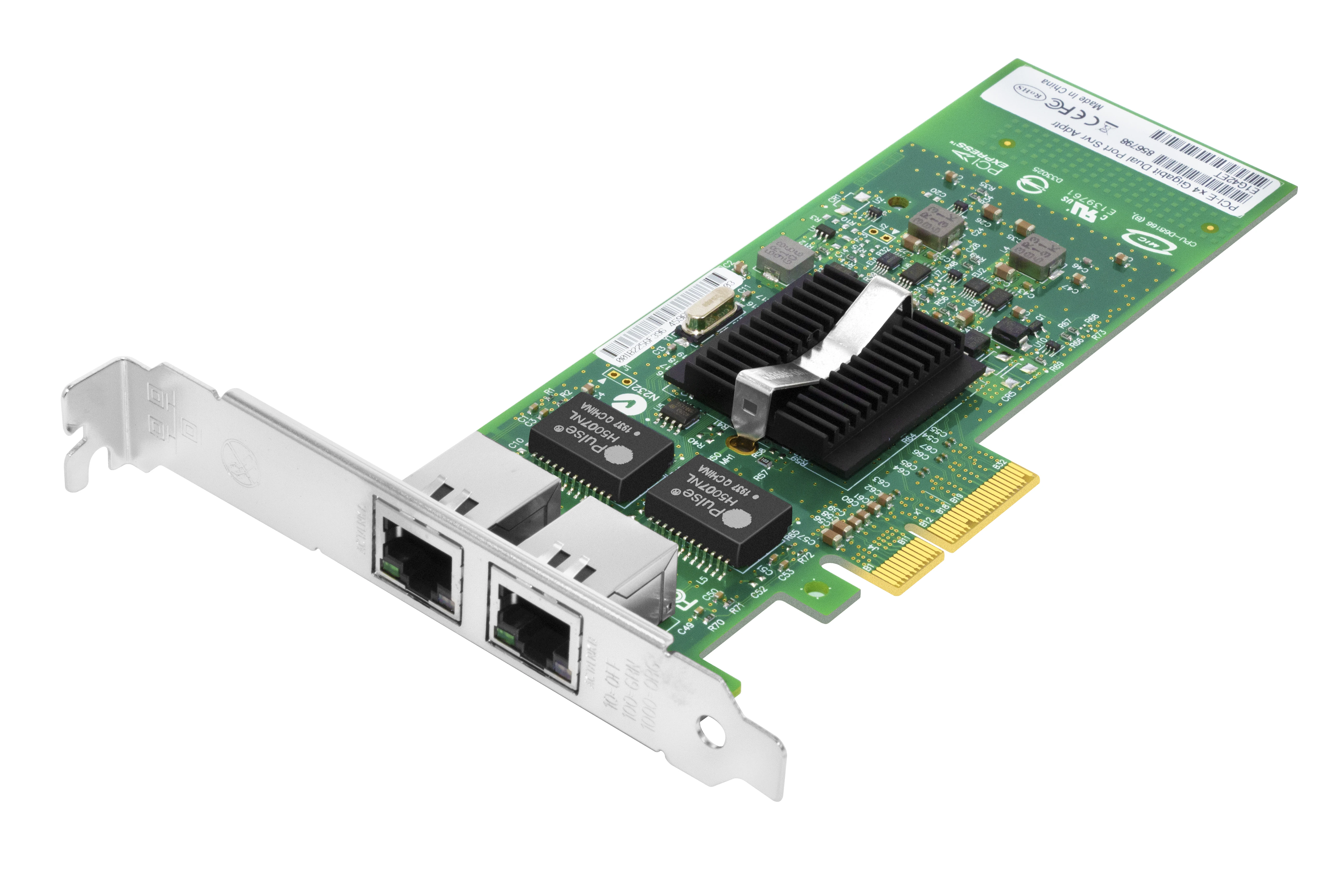 ネットワークカードpcie-x4,10/100/1000Mbps,1g,rj45ポート,ギガビットLANギガビットイーサネットサーバーアダプター,ライトニング保護82576