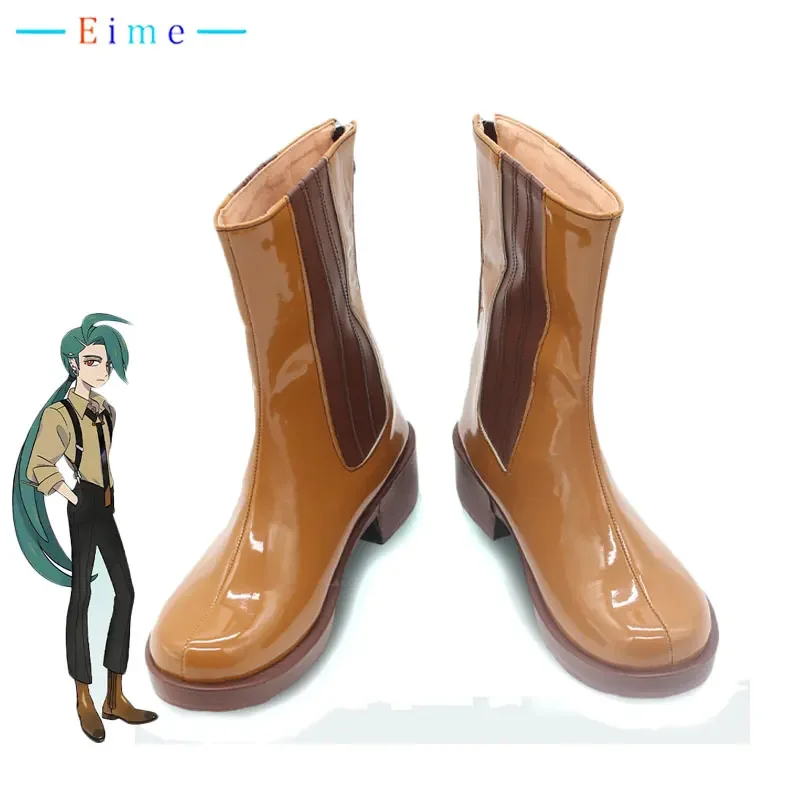 

Rika Cosplay Shoes PU Leather Shoes Halloween Carnival Boots Cosplay Prop Custom Made