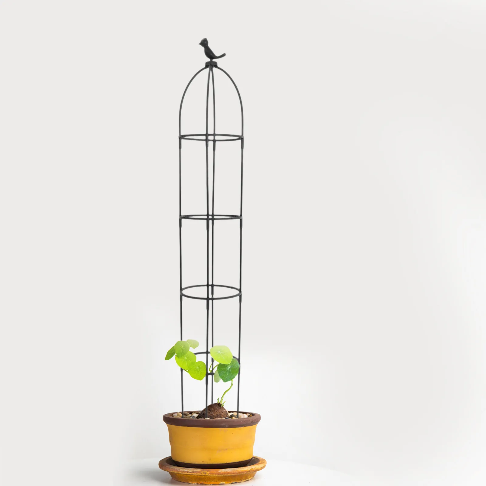1Set Garden Trellis Multi-Layer Metal Climbing Plant Support Frame for Indoor Outdoor Vegetables Flower Potted Plant Trellis