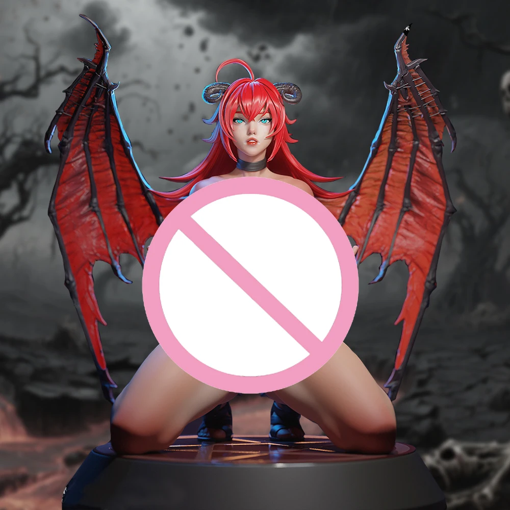 

1:18 High-Detail Infernal Aristocrat Lady 3D Resin Miniatures - Unpainted Model Kit (A1012)