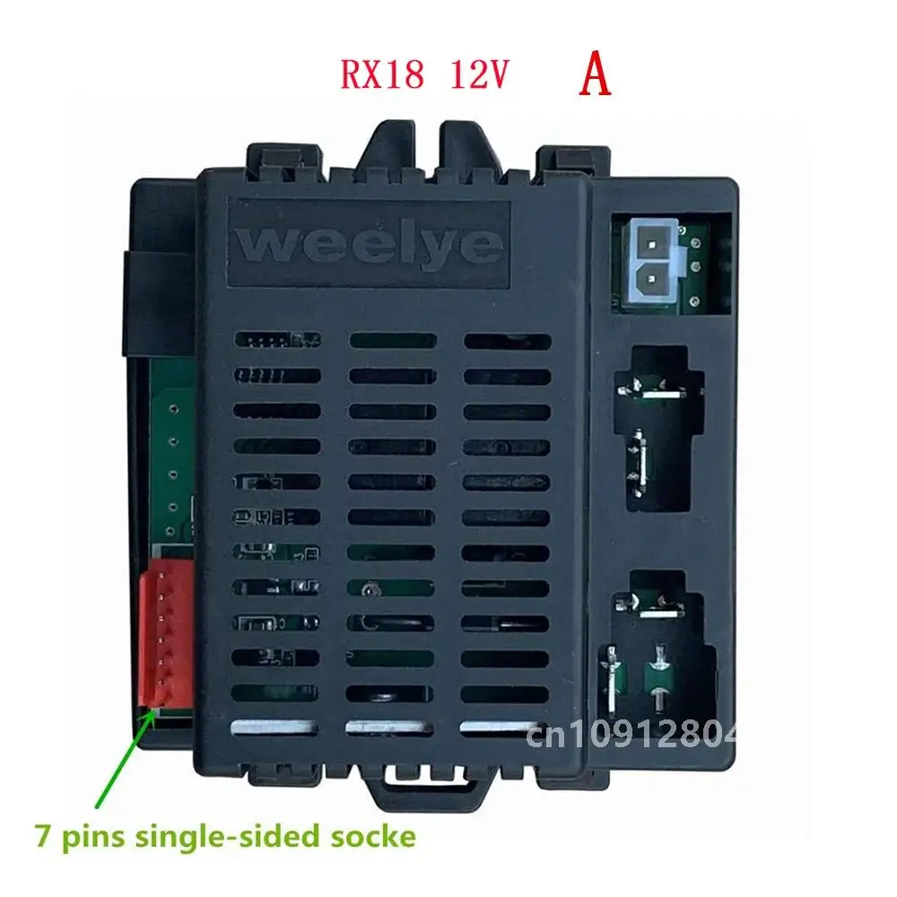 Weelye RX18 12V Receiver and TX1 Remote Control (Optional) Of Children's Electric Car Bluetooth Ride On Car Replacement Parts