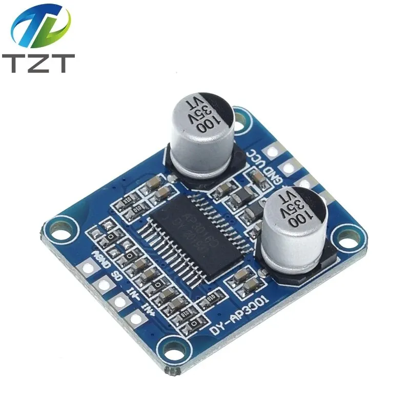 Module amplificateur numérique haute puissance DC 8V-24V Mono classe D 4-8ohm 10W 20W 30W pour haut-parleur 30W-300W carte amplificateur de puissance Audio