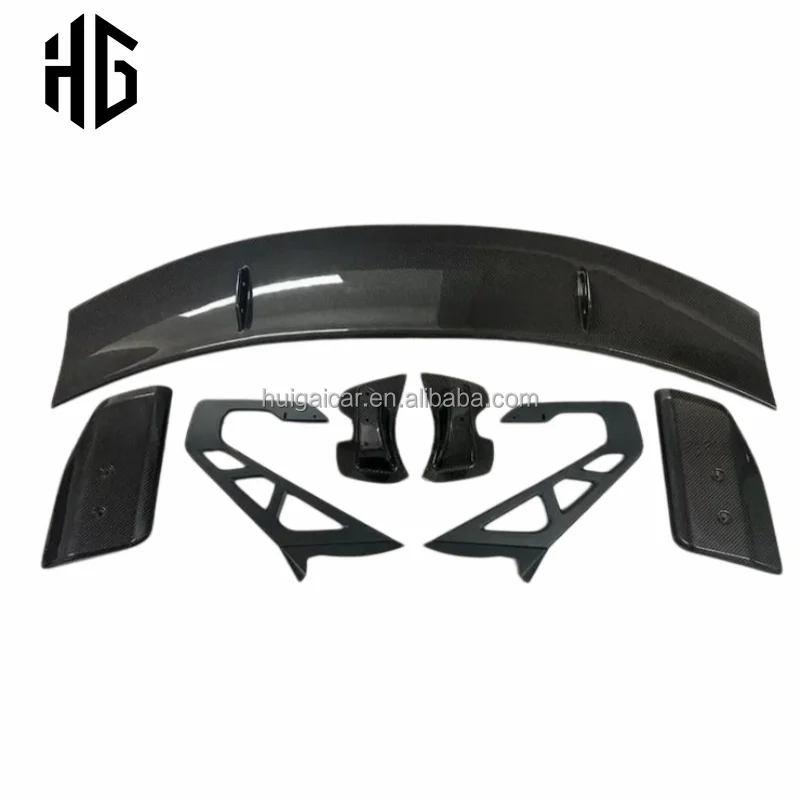 Top Carbon Fiber A-D V3 Rear Wing Car Spoilers For Toyota GR Supra A90 A91 MK5 Trunk Lip Spoiler Tail Wing Other Body Parts