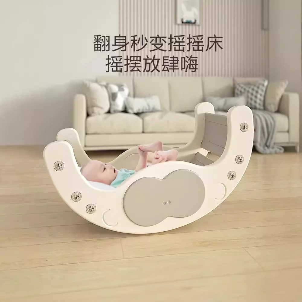 Indoor Kids Climbing Frame, Baby Sensory Training Mini Slide Family Educational Play Toy