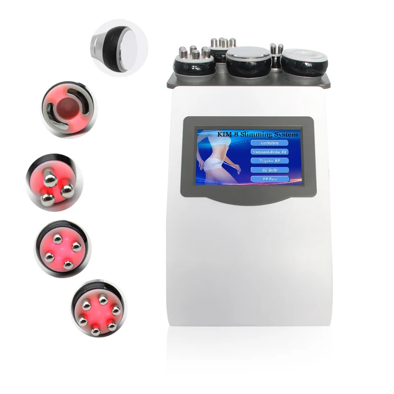 Vacuum 40K Ultrasonic Liposuction Cavitation Machine 5 In 1 Lipo Slimming Device Face Lifting Body Shape For Salon Equipment