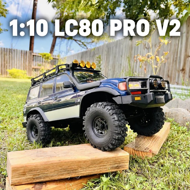 FMS FCX10 LC80 PRO V2 Brushless Simulation Official Authorization With High And Low Speed Remote Control Off-Road Climbing Car