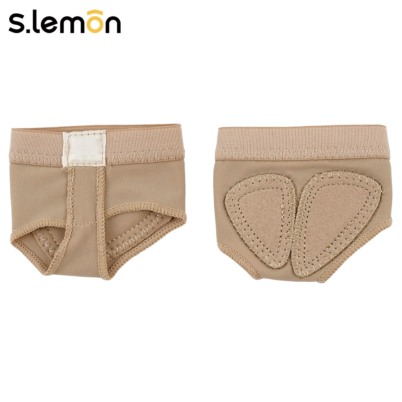 Ballet Foot Thongs, Elastic Half Foot Toe Pad Support for Contemporary Lyrical Dance