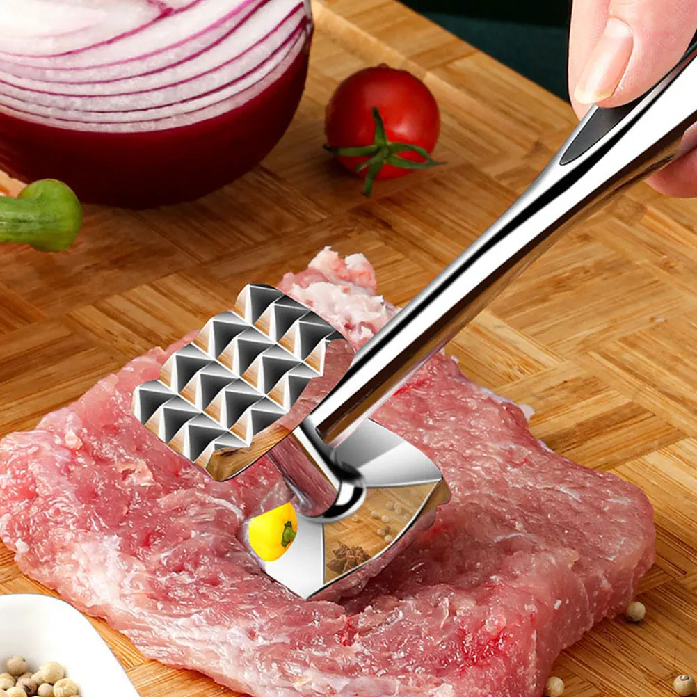 

Double-Sided Meat Mallet Food Safe Household Meat Hammer Pork Knocking Hammer Kitchen Tool Kitchen Supply
