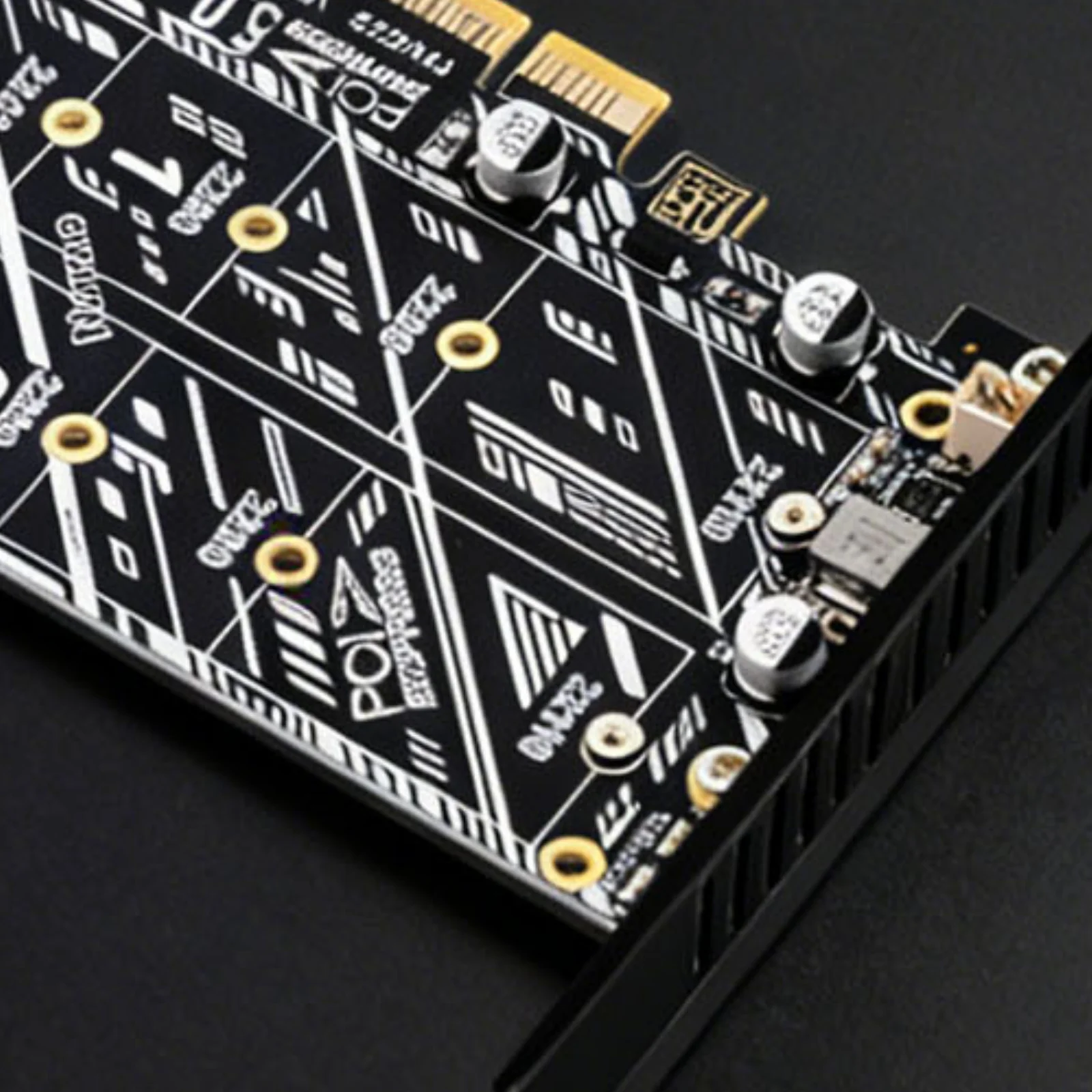 

Двойной адаптер для жестких дисков NVMe на PCIe M, с инструментами, карта расширения PCIe для NVMe-накопителей для передачи данных на настольных ПК