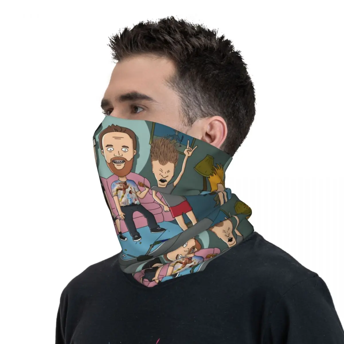 Écharpe de fête des amis, mouchoir de la présidence, masque facial en polyester pour le cou