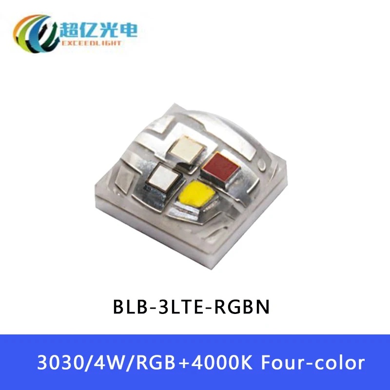 5 sztuk/partia RGB + 4000K, pełnokolorowe wszystkie W jednym, 3W-4W, koraliki LED RGBW, PBLB-3LTE-RGBN