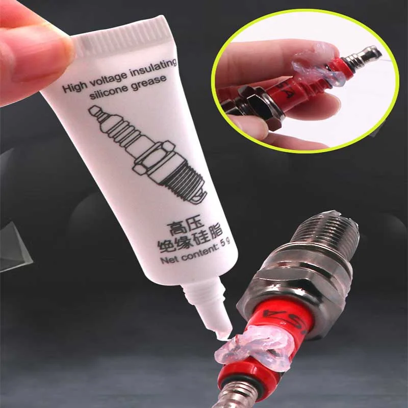 Automobile Spark Plug Insulating Grease High Voltage Electrical Insulation Silicone Grease Low Temperature Corrosion Resistance