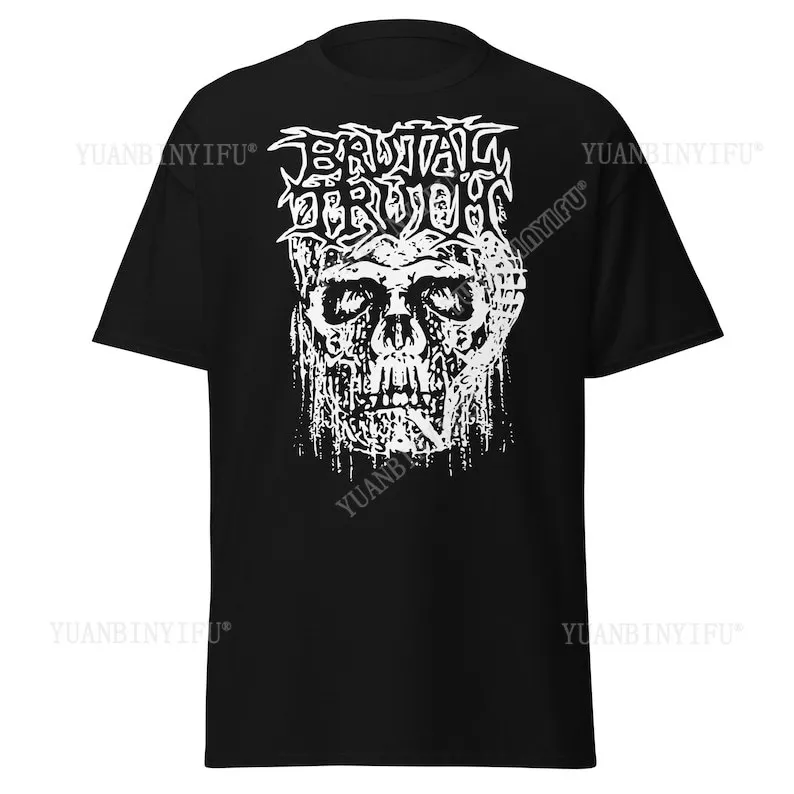 Brutal Truth T-Shirt Grindcore Clothing Metal Band Merch Extreme Rock Music Fan Gift Metal Tee Short Sleeve Tops Fashion