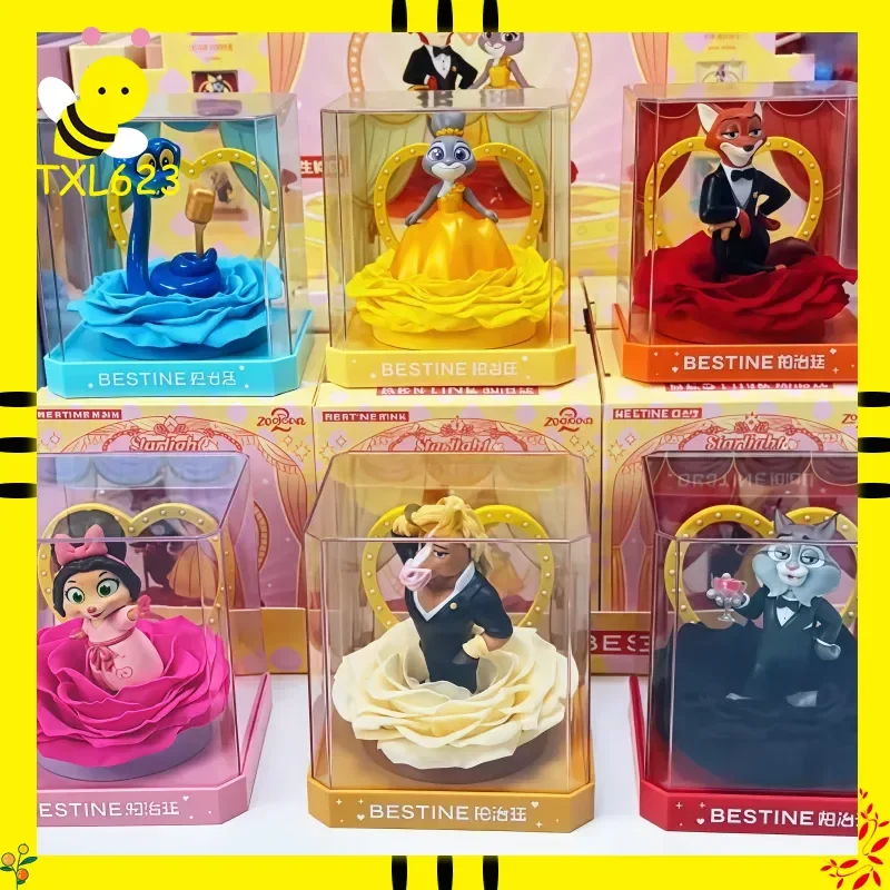 

Disney Zootopia Star Theater Eternal Flower Series Blind Box Desktop Collection Decoration Model Toy Girls Valentine'S Day Gift