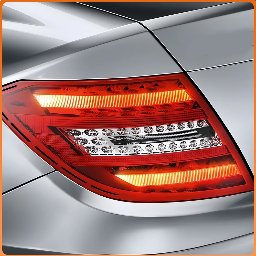 For Benz C180 C200 C260 2007-2014 W204 High Quality LED Car Taillights Assembly Plug and Play Replacement Back Lamps Accessories