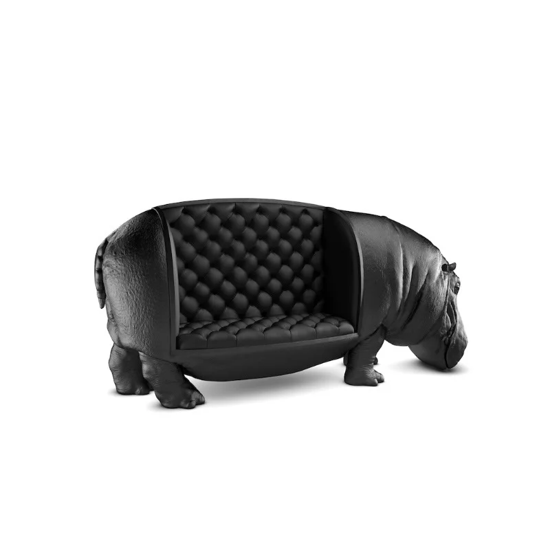Hippo Modeling Chair Fiberglas Sofa Tierstuhl