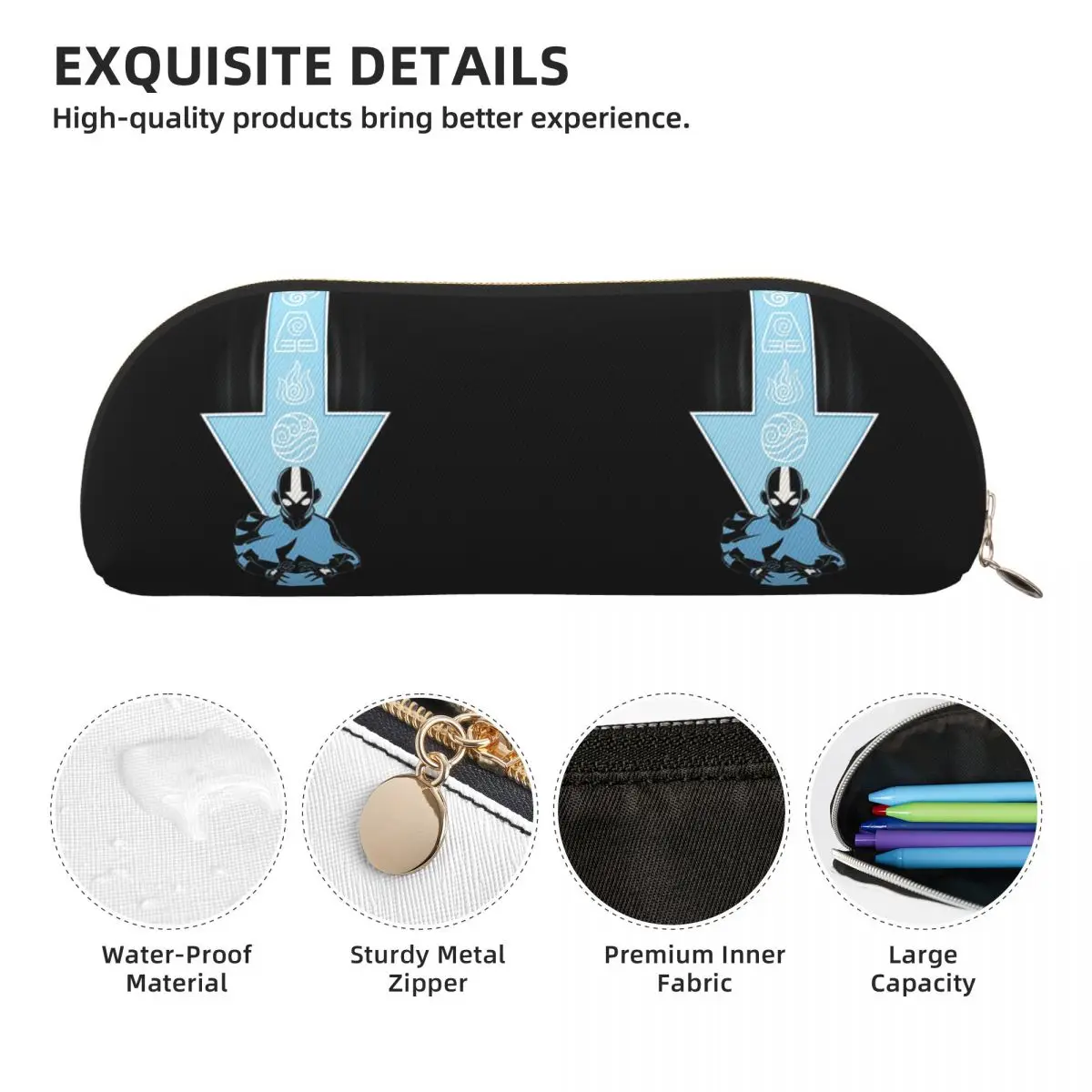 Пенал Avatar Aang Arrow, пенал для хранения канцелярских принадлежностей, большая коробка для ручек, сумка-карандаш для детей, подарки