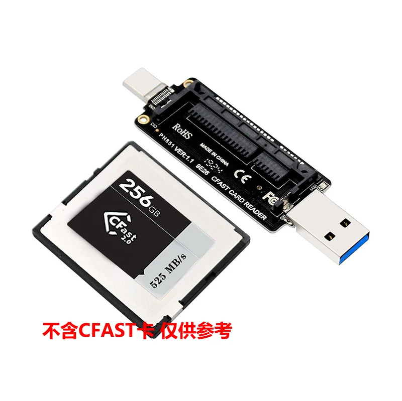 USB 2.0 Type-C to CFAST Card Reader USB2.0  OTG for Macbook Laptop Notebook PC for iphone high speed CFAST TO type-c usb2.0