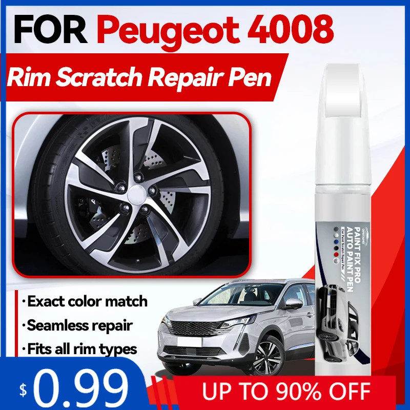

Wheel Hub Touch Up Paint Pen For Exclusive Use For PEUGEOT 4008 Touch Up Paint Wheel Repair Kit Quick And Easy Wheel Scratch Rep