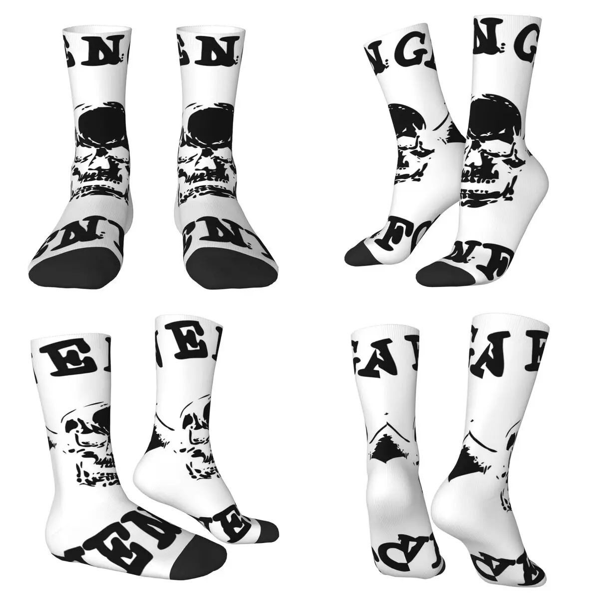 

Носки Avenged Sevenfold Bat Skull Band, впитывающие пот носки в стиле Харадзюку, всесезонные длинные носки унисекс, подарки на День святого Валентина