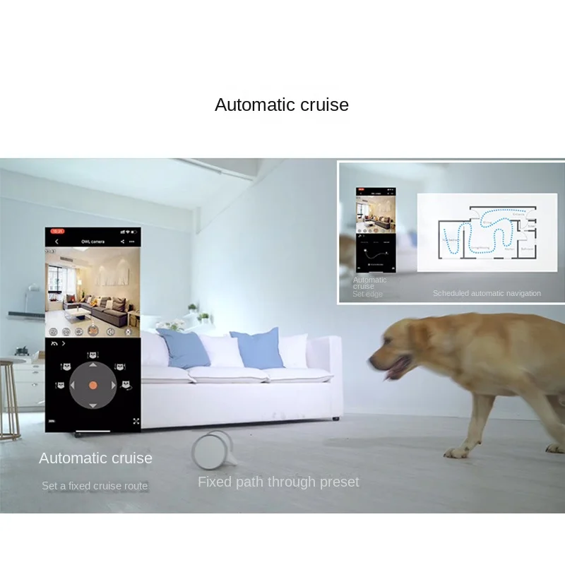 Intelligent Automatic Pet Feeder Cat Tease Dog Feeder Camera Remote Interactive Monitoring Companion Robot