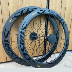 Road Bicycle Carbon Wheels, 3K Twill Carbon Wheelset, 50mm, 60mm, T1000 Rim Brake, Disc Brake, Bike Wheel Set, 700C