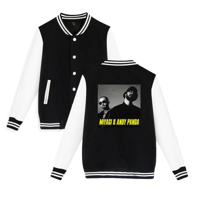 

Hajime talked Andy Panda zip up baseball jacket men bomber jacket streetwear hip hop Harajuku baseball uniform casual sportswear