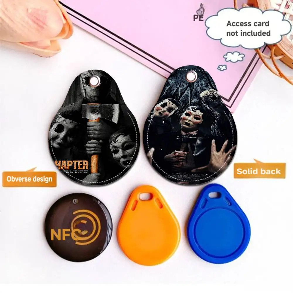 

Кожаный держатель для карт доступа из фильма «Очень странные дела», брелок с каплей воды, индукционный защитный чехол для лифта автобусной карты