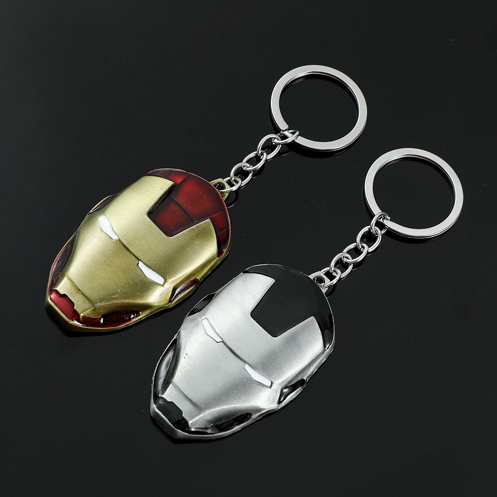 Avengers Iron Man Schlüsselanhänger Modischer Persönlicher Autoschlüsselhalter Herren-Rucksack-Schlüsselring Superhelden-Accessoire für Fans – Detail 3