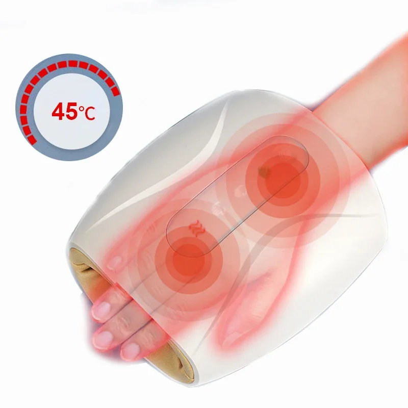 

Electric Hand Massager Cordless with Heat and Compression for Arthritis Carpal Wrist Tunnel Pain Relief Relaxing Treatment