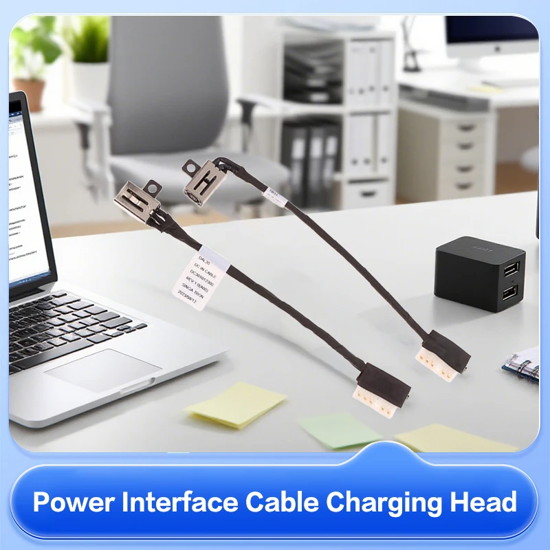 استبدال تيار مستمر كابل المقبس الطاقة ل انسبايرون 3405 3501 3505 3511 3515 5593 5594 Vostro 3500 3501 04VP7C DC301015Q00 #2