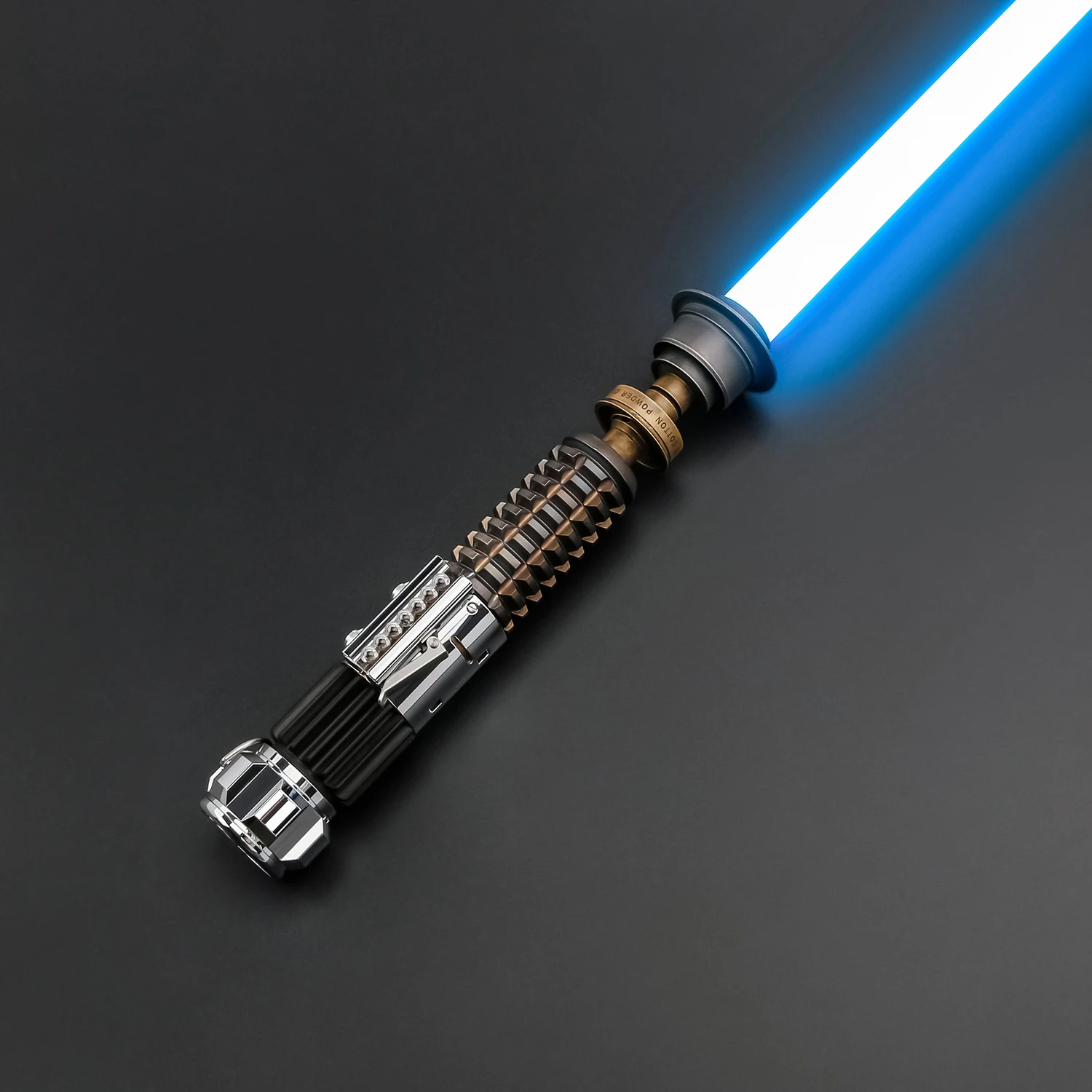 TXQSABER Obi Wan EP4 Hoge kwaliteit metalen gevest serie Lightsaber-handvat met RGB SNV4-Pro Proffie 2.2 Core Geen mes