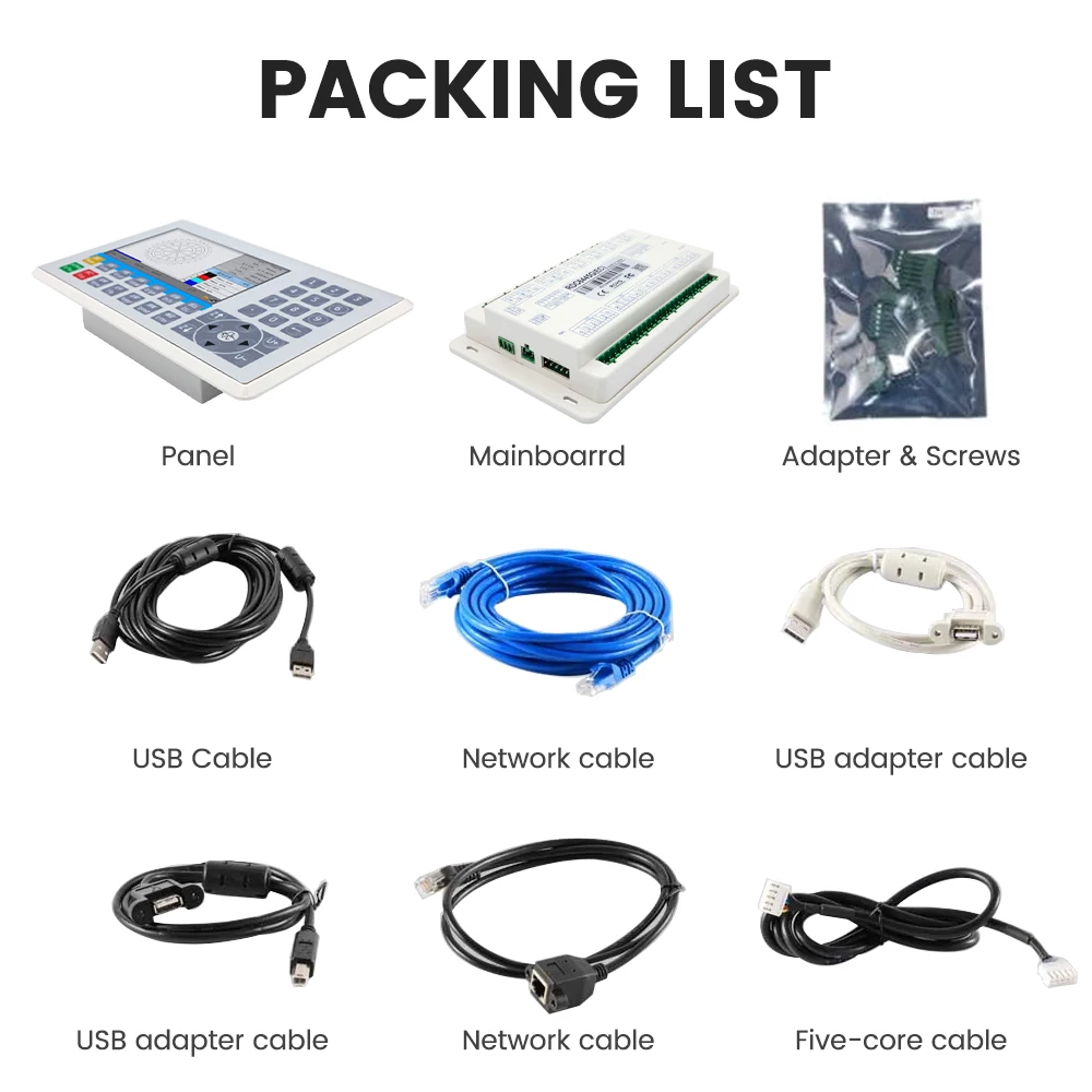 Контроллер Tyvok Ruida RDC6445G RDC6445S для обновления лазерного гравировального станка Co2 RDC6445G RDC6442 Контроллер лазерной резки Co2